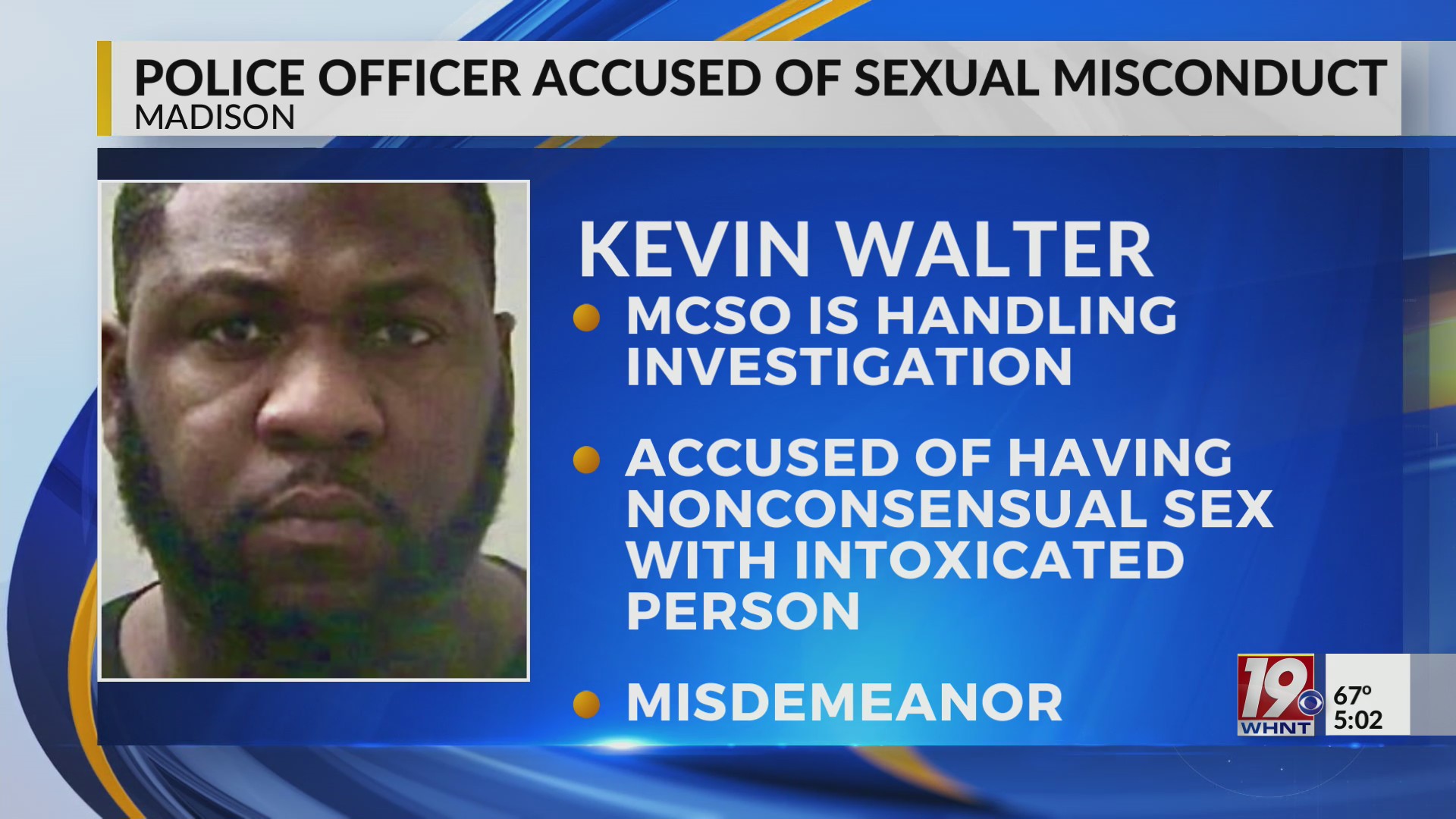 Madison Police Officer Accused of Sexual Misconduct | Feb. 22, 2023, 5: ...