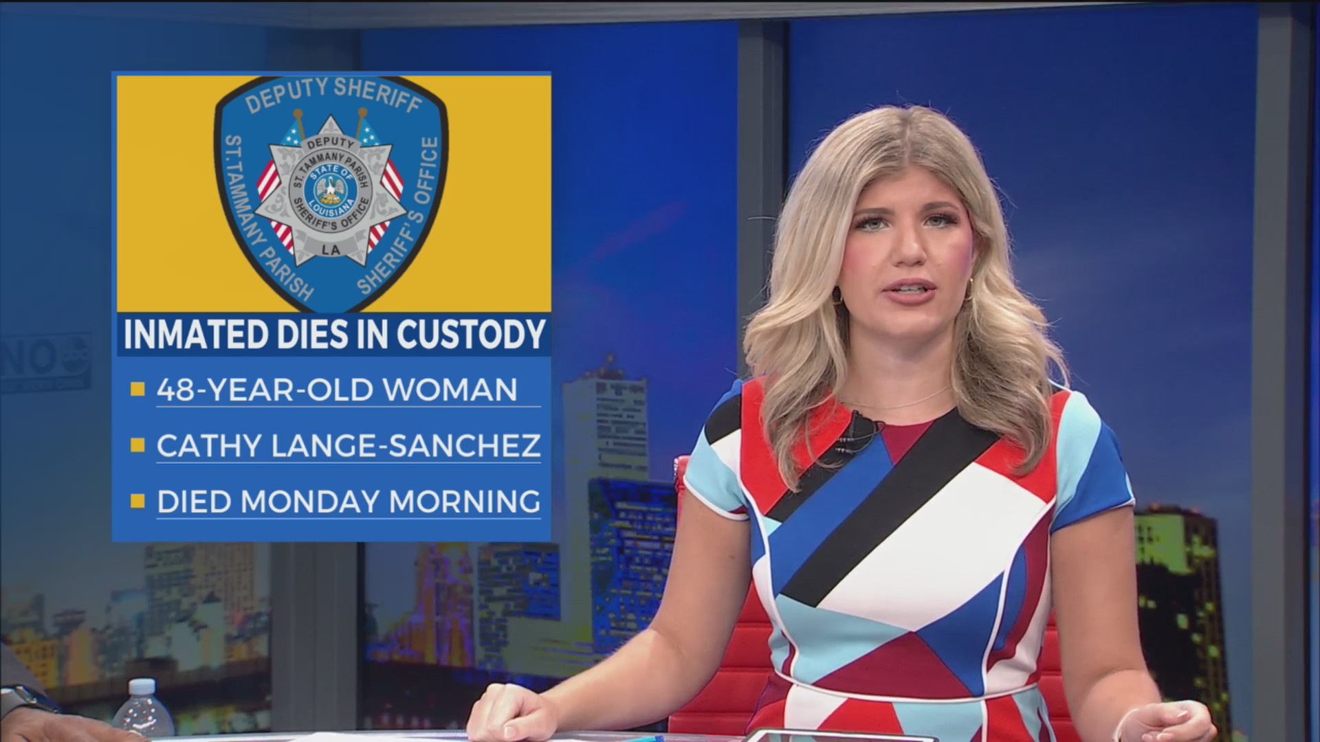St. Tammany Parish inmate dies after apparent medical incident WGNO