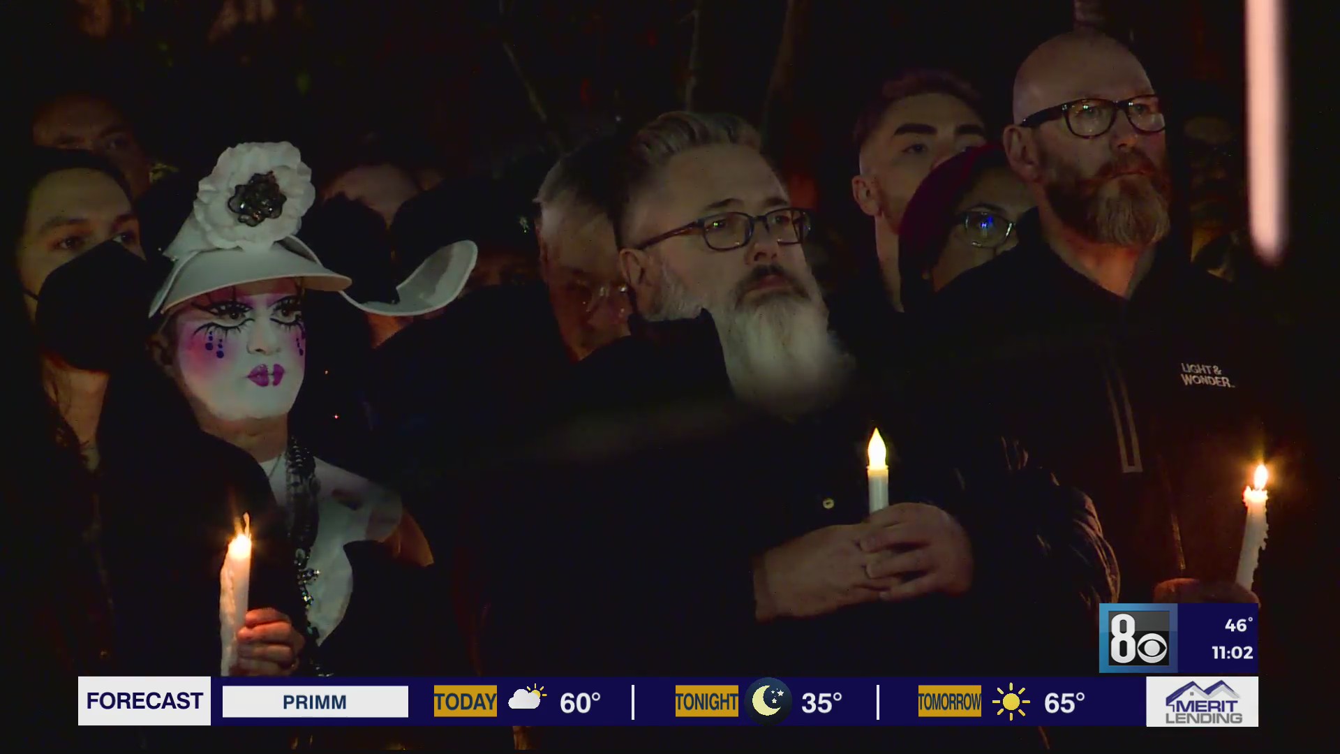 Vigil held at The Center in Las Vegas in remembrance of victims in ...