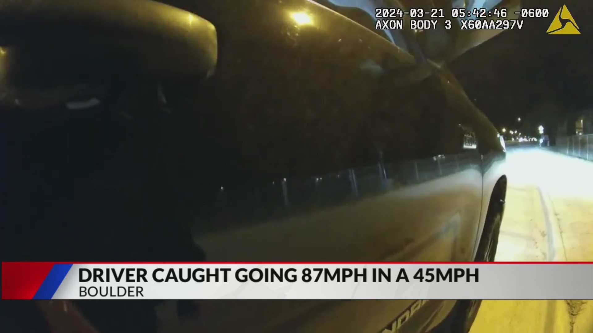 Caught on camera: Driver arrested in Boulder after going nearly double ...