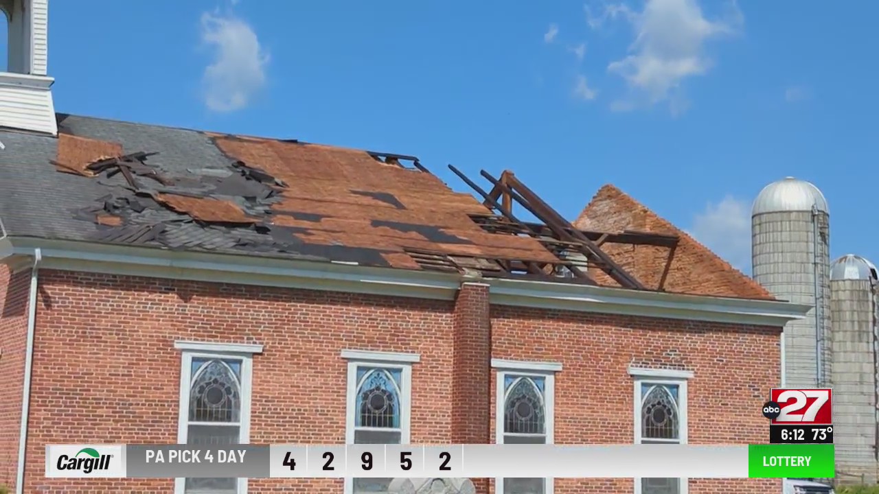 National Weather Service 70110mph winds caused damage in Juniata