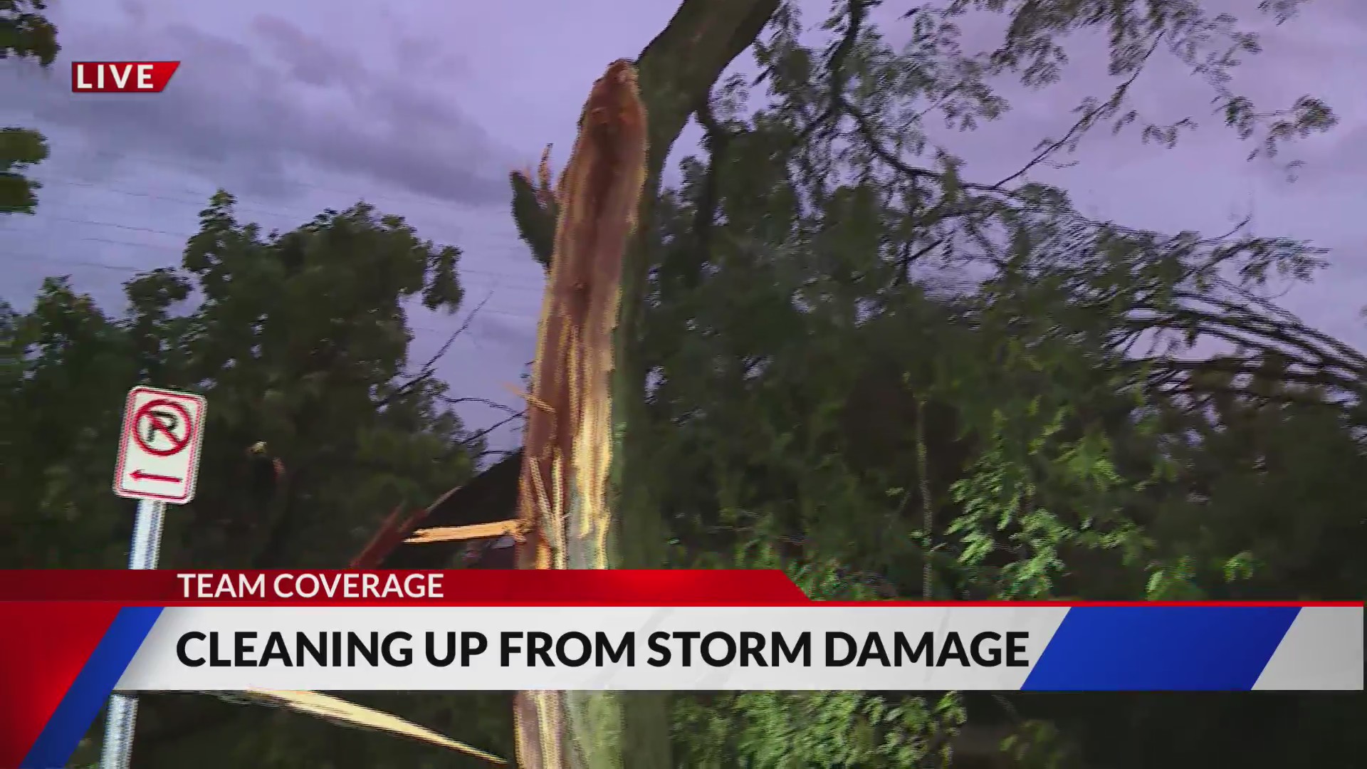 Clean up and power restoration from storm damage in Missouri and ...