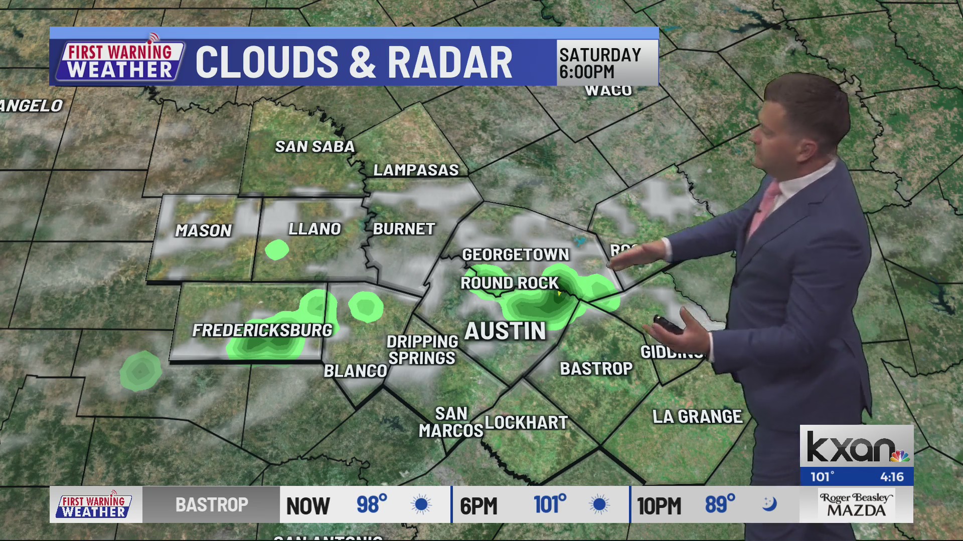 First Warning Weather with Meteorologist Nick Bannin KXAN Austin