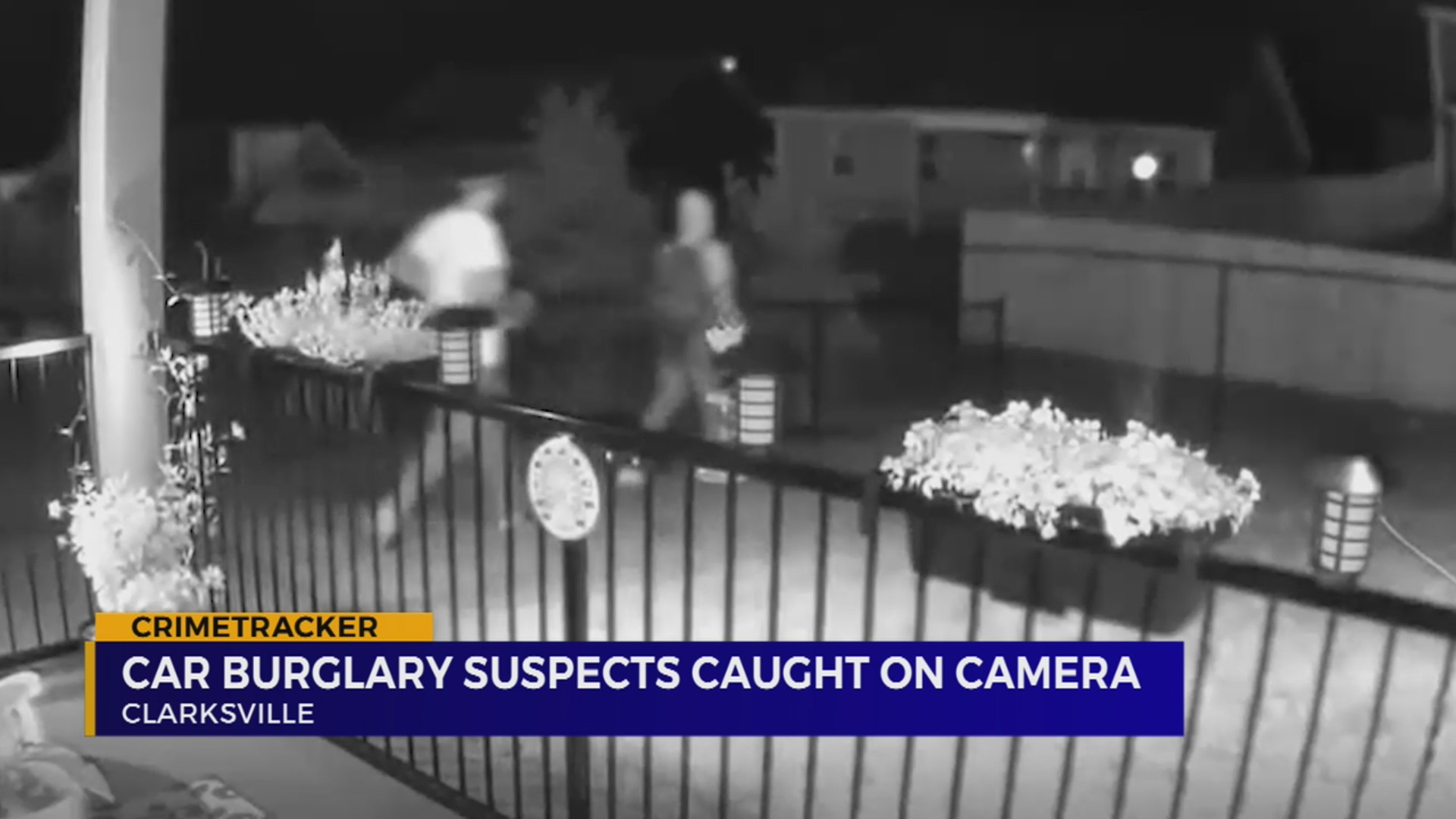 Vehicle burglary suspects caught on camera in Clarksville – WKRN News 2