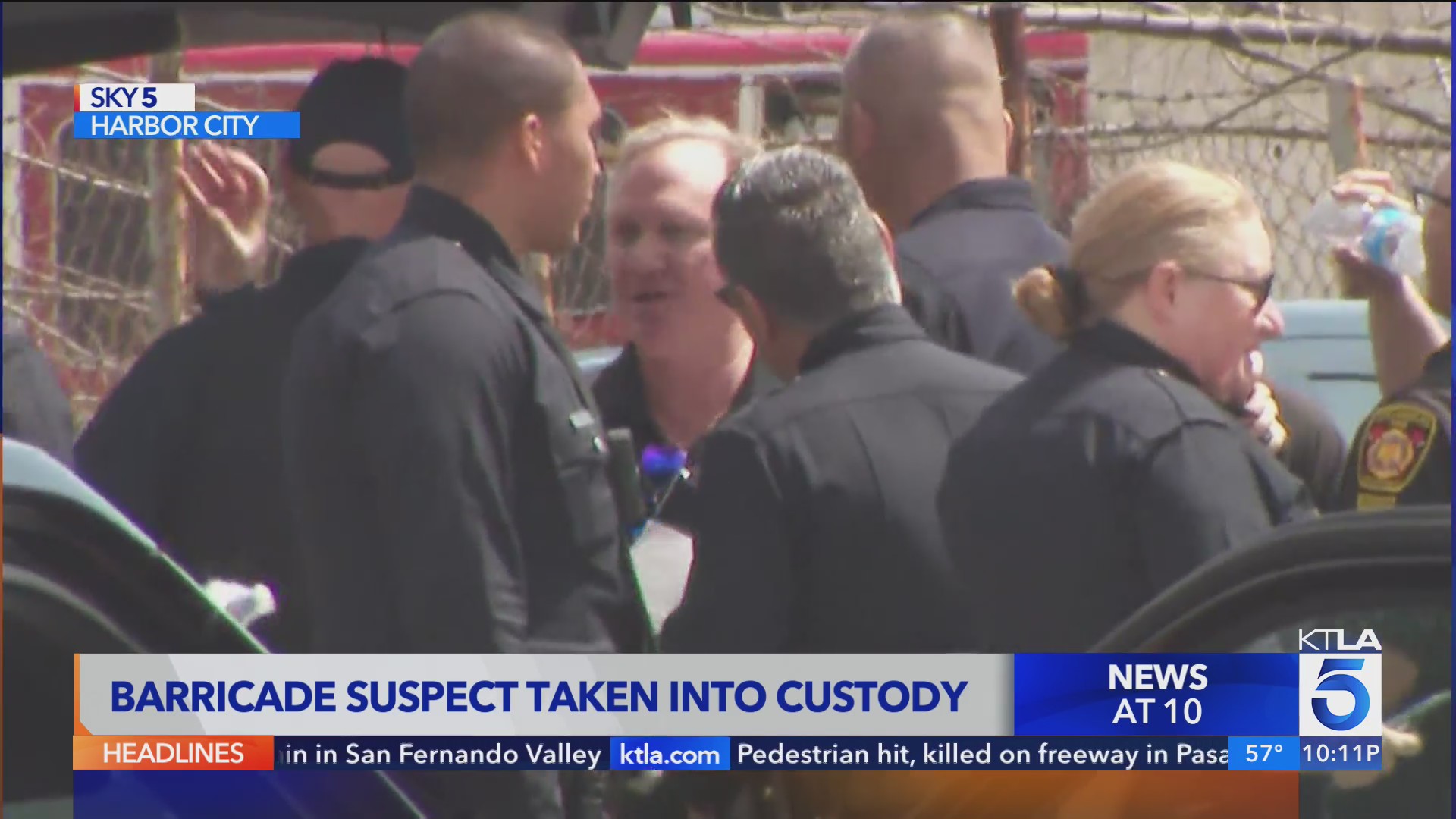 Barricade suspect in Harbor City taken into custody – KTLA