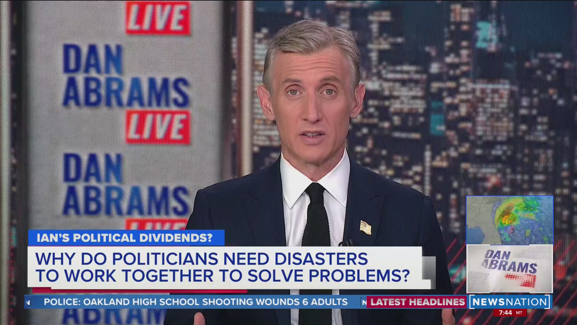 Abrams Why do politicians need disasters to work together? Dan