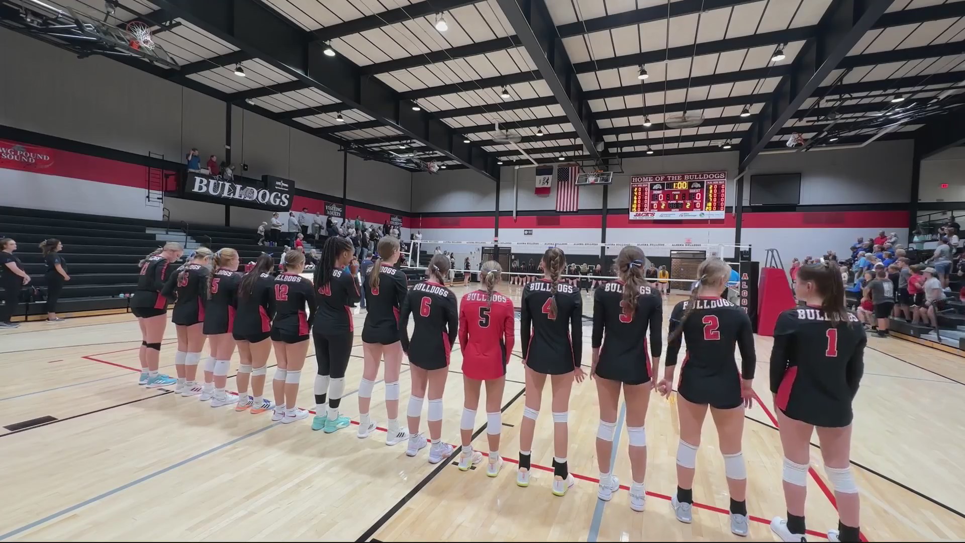 Algona Volleyball Hosts Back the Blue Night after a tragic week