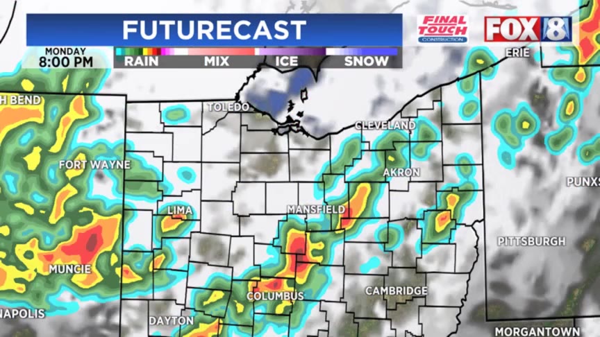 Humidity rises, showers and storms return Monday – Fox 8 Cleveland WJW