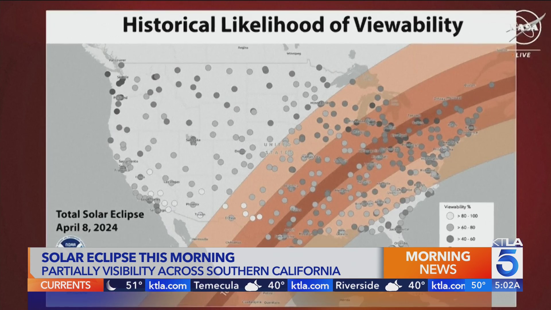 Eclipse will be partially visible across Southern California on Monday ...