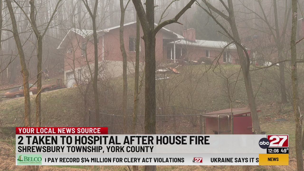 Two people hospitalized after York County fire – ABC27