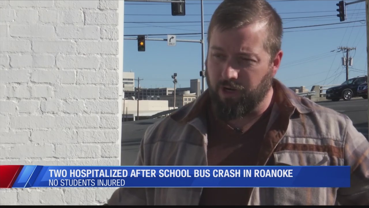 Two hospitalized after crash involving bus with students on board – WFXRtv