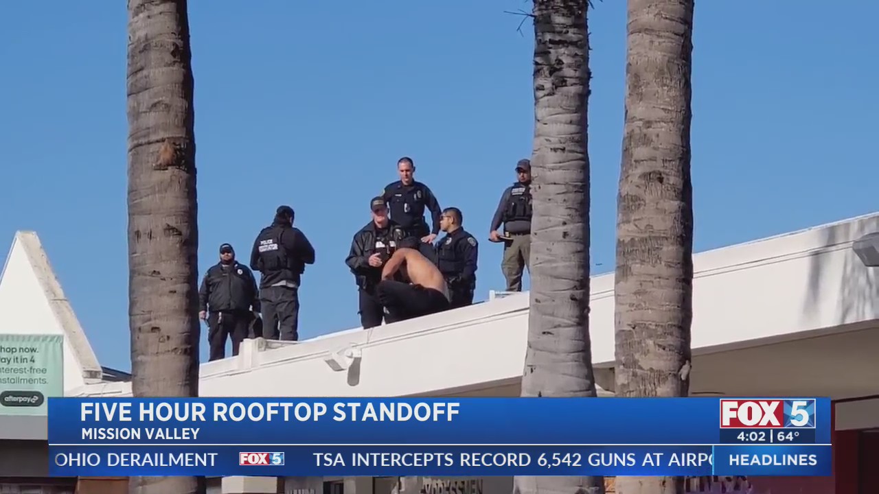 Five Hour Rooftop Standoff – FOX 5 San Diego & KUSI News