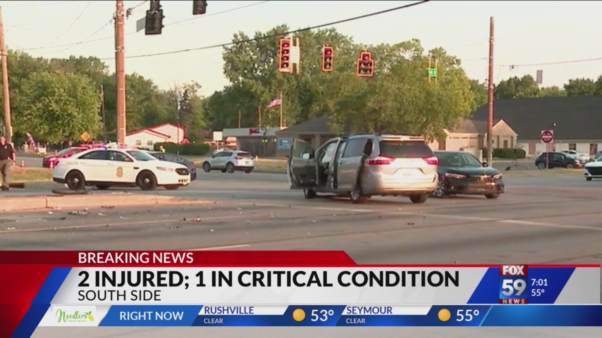 2 injured in crash on Indy’s south side – Fox 59