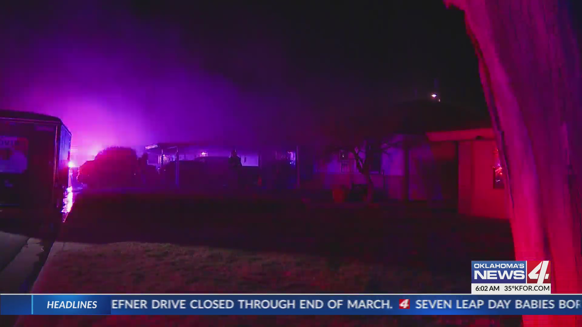 Firefighters battle house fire in NE Oklahoma City – KFOR.com Oklahoma City