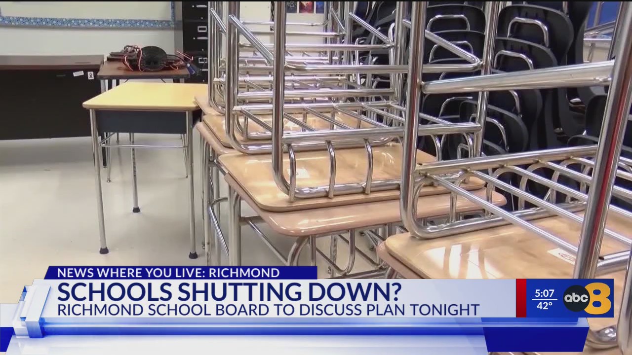 Richmond leader responds to proposal to shut down five schools WRIC