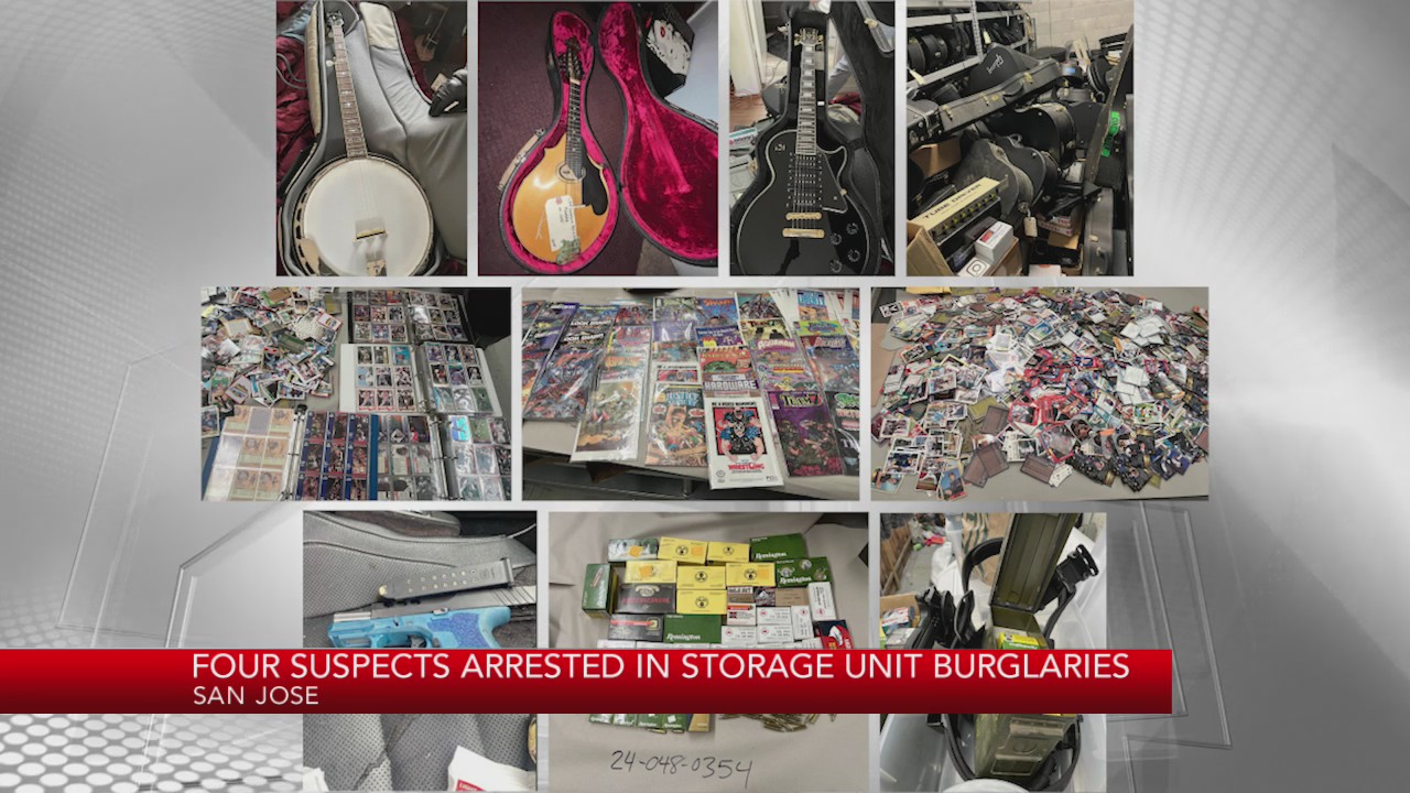 4 arrested in San Jose storage unit burglaries – KRON4