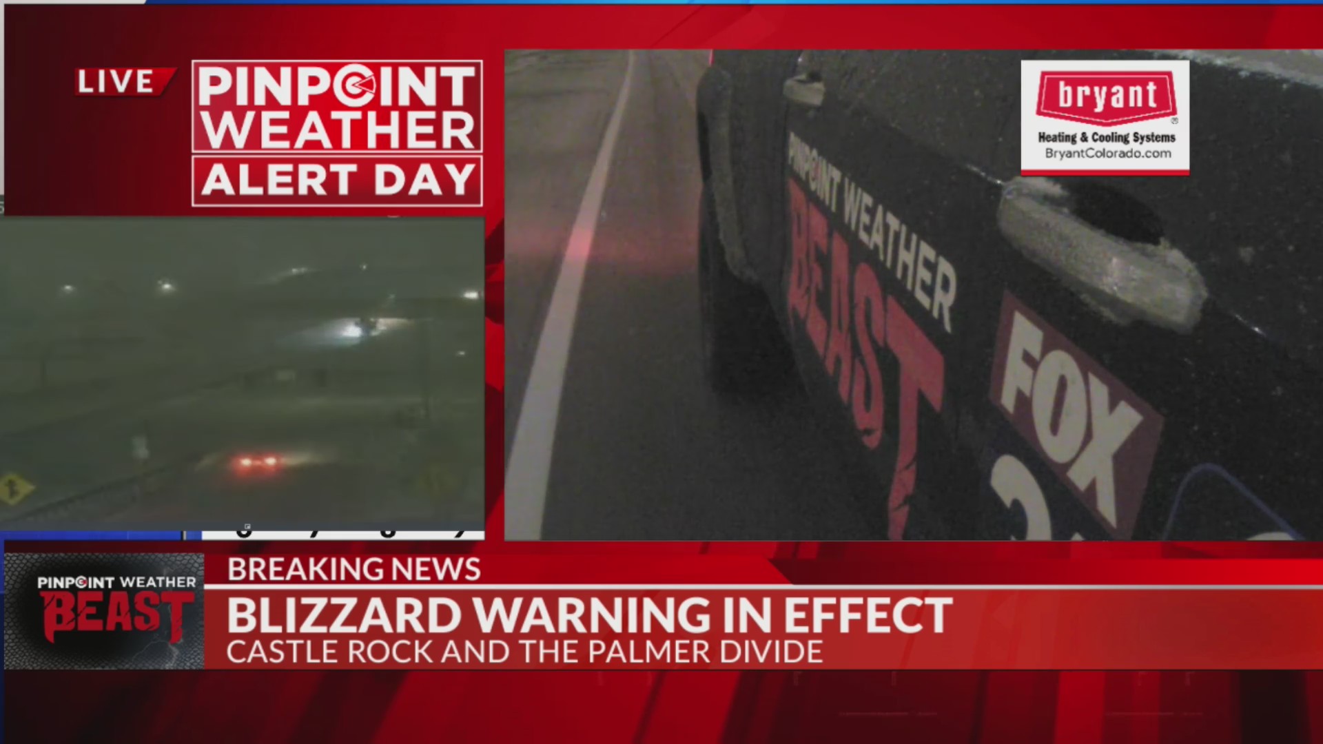 Blowing snow causing visibility trouble on Colorado roads – FOX31 Denver