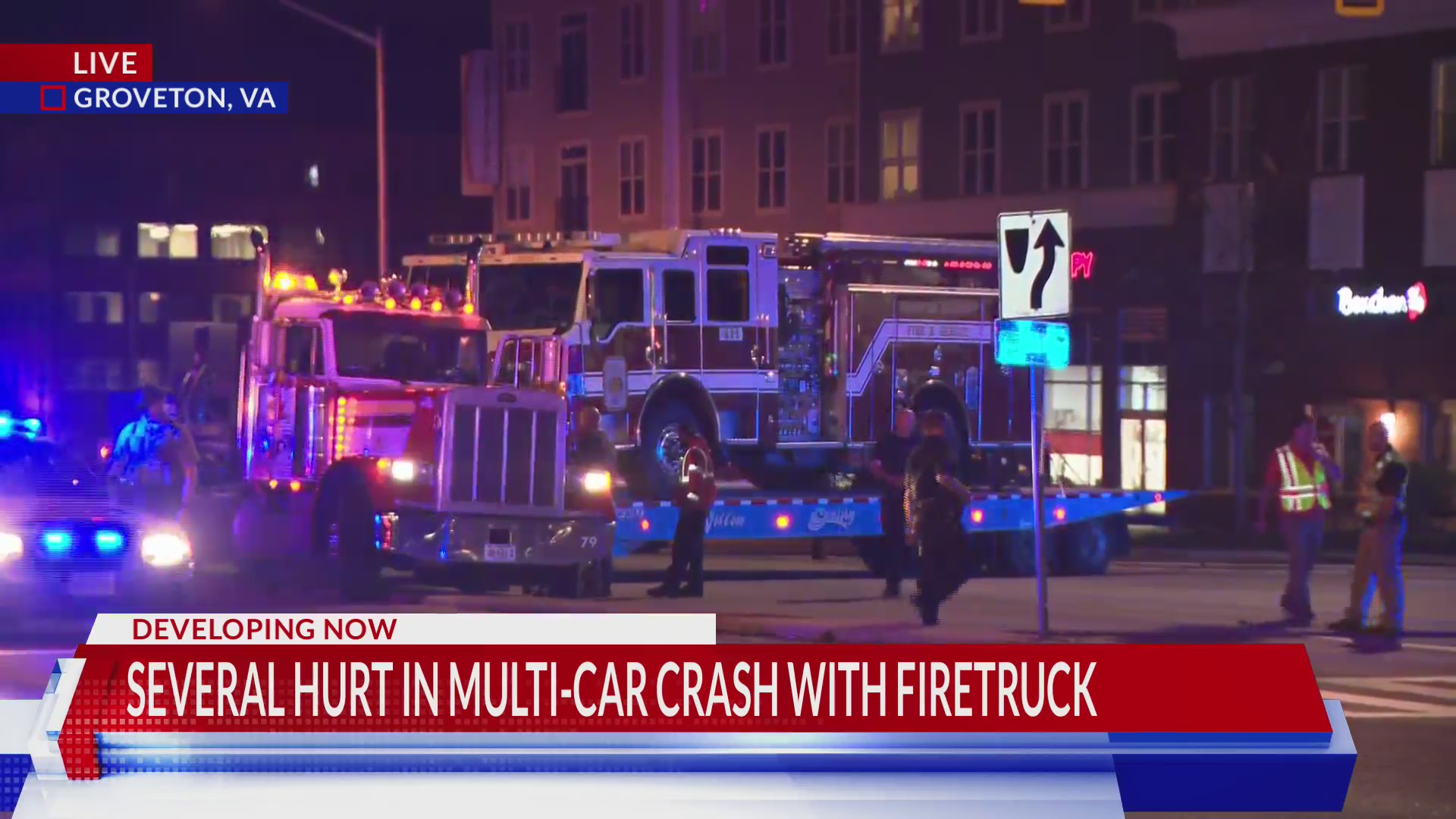 Several taken to hospital after Fairfax County fire truck, other ...