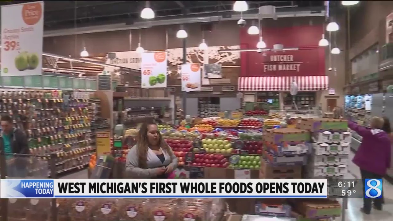 West Michigan’s first Whole Foods opens today in Kentwood