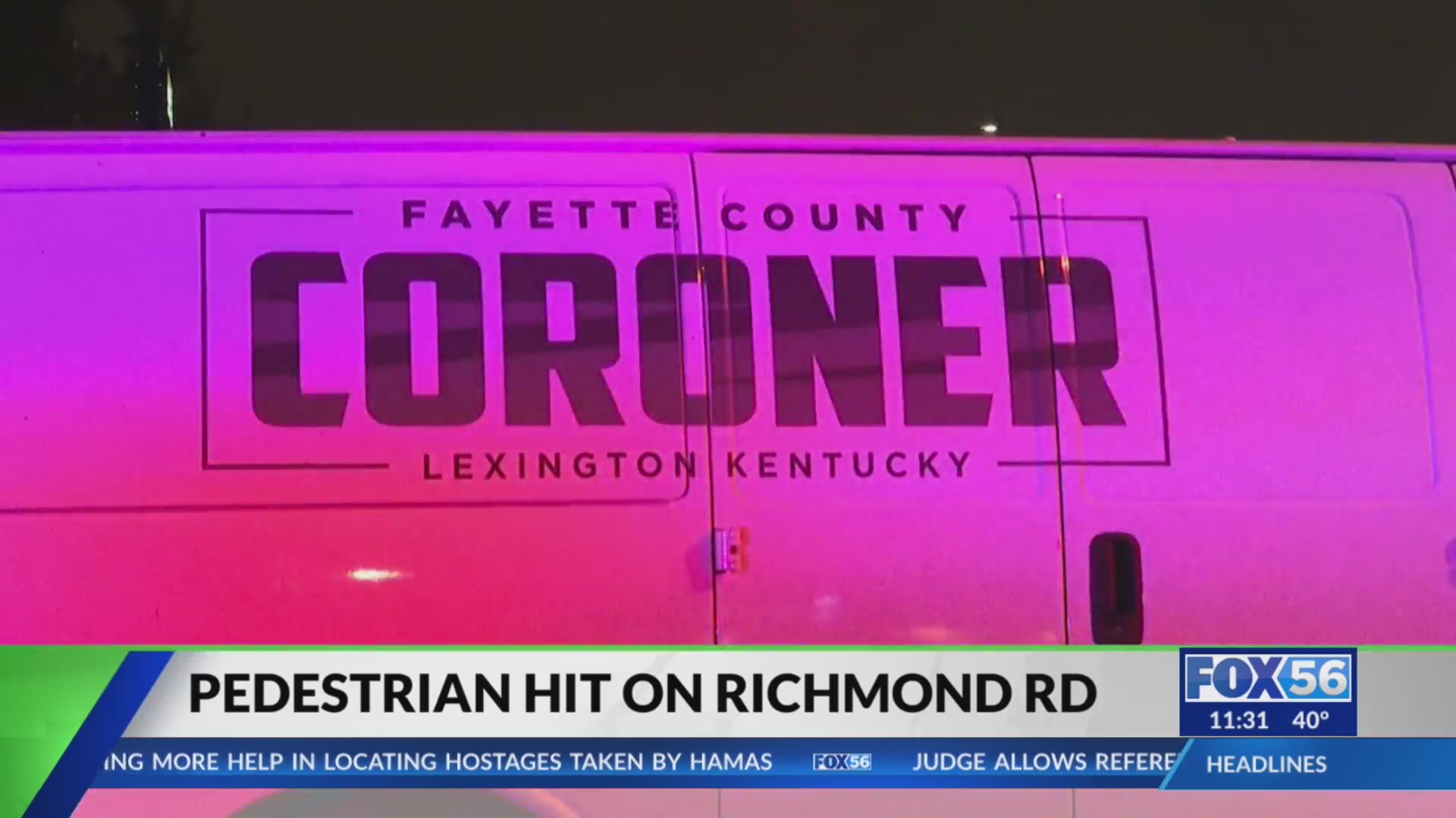 57-year-old killed after being hit in Lexington – FOX 56 News