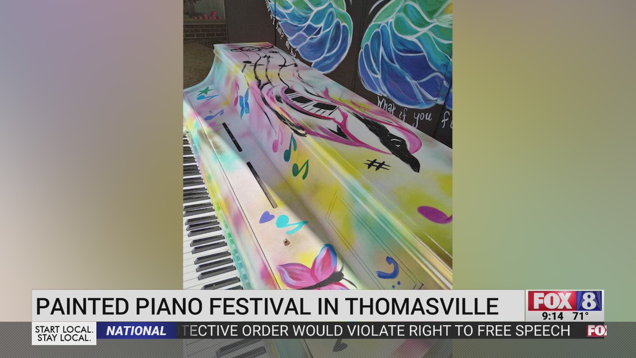 Celebrate the Painted Piano Festival in Downtown Thomasville! FOX8 WGHP
