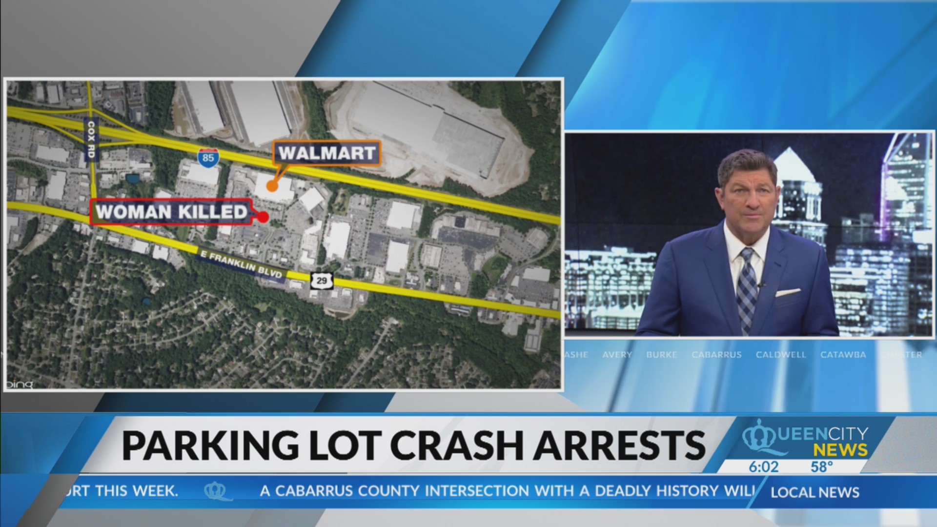 Two arrested for death in Gastonia Walmart parking lot FOX8 WGHP