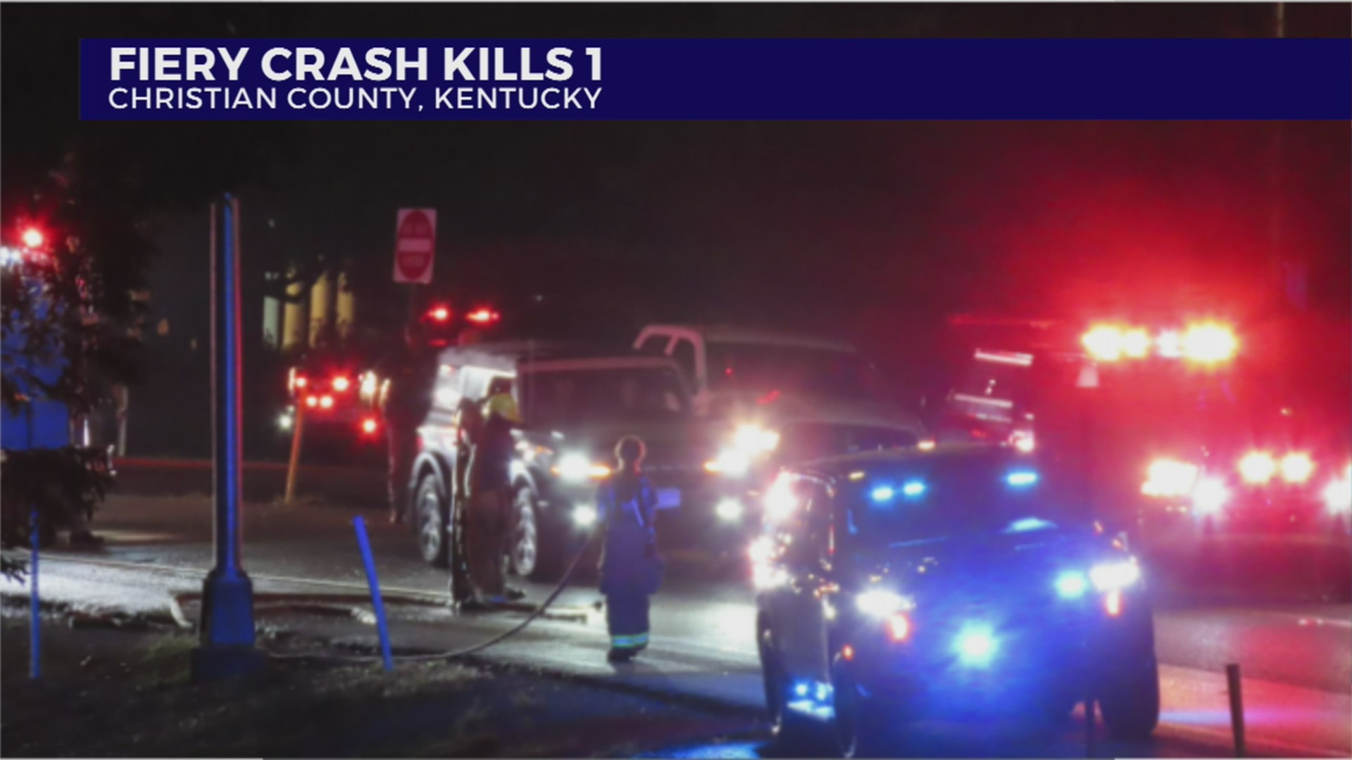 Clarksville man dead following fiery crash on I-24 in Christian County ...