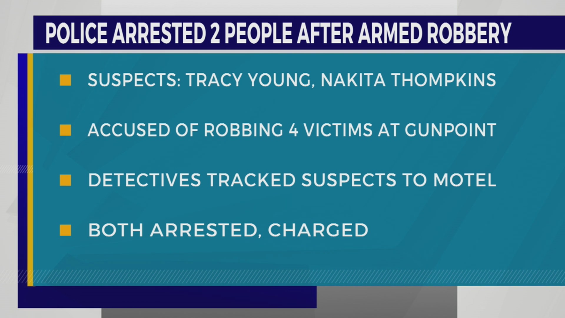 Police arrest 2 for armed robbery – WKRN News 2
