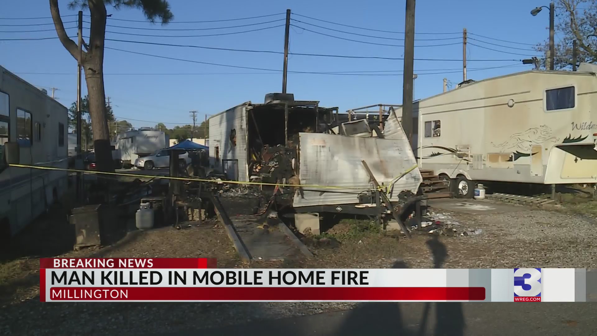 Man killed in Millington mobile home fire