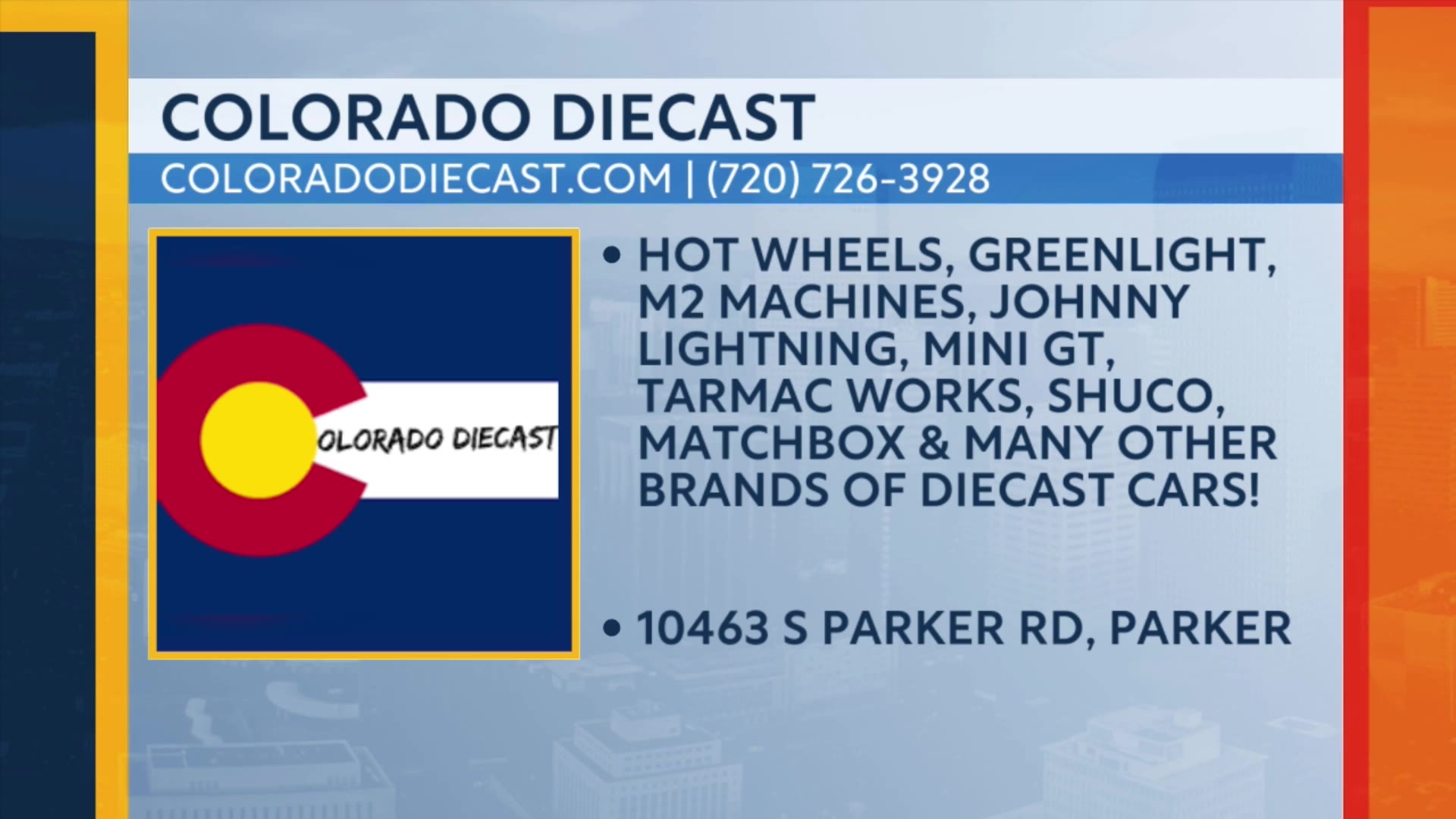 ‘Colorado Diecast’ in Parker is Your Local for Model Cars