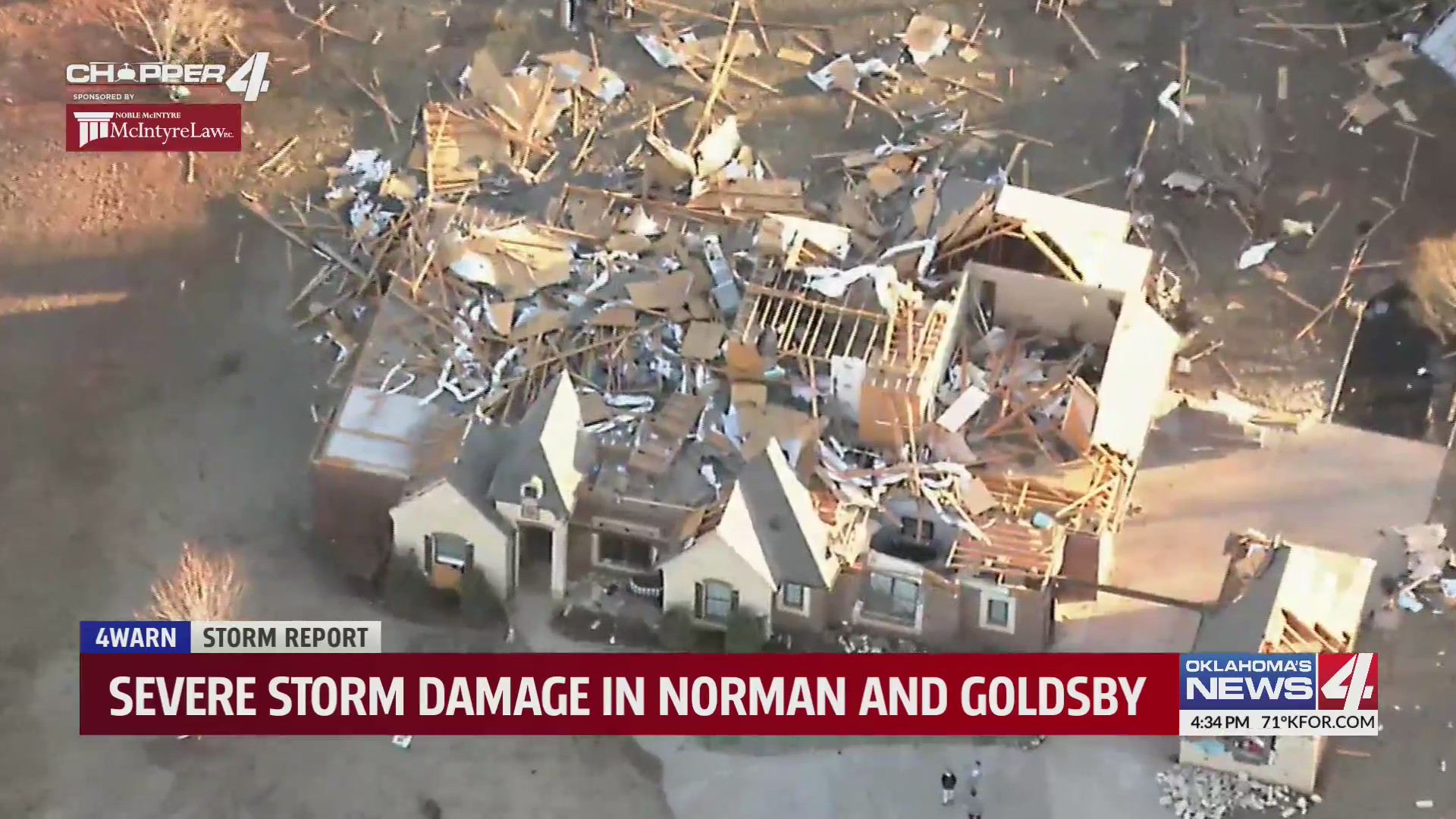Severe storm damage in Norman & Goldsby – KFOR.com Oklahoma City