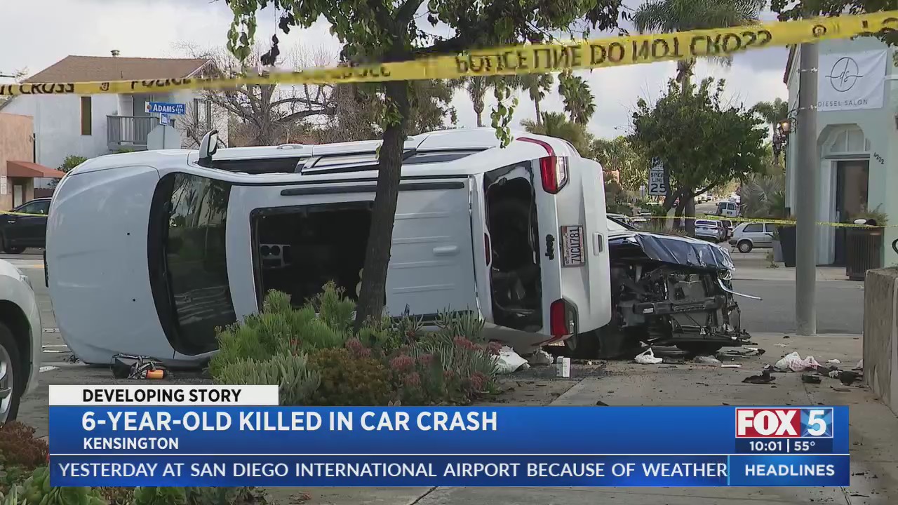 5-Year-Old Killed In Car Crash – FOX 5 San Diego & KUSI News