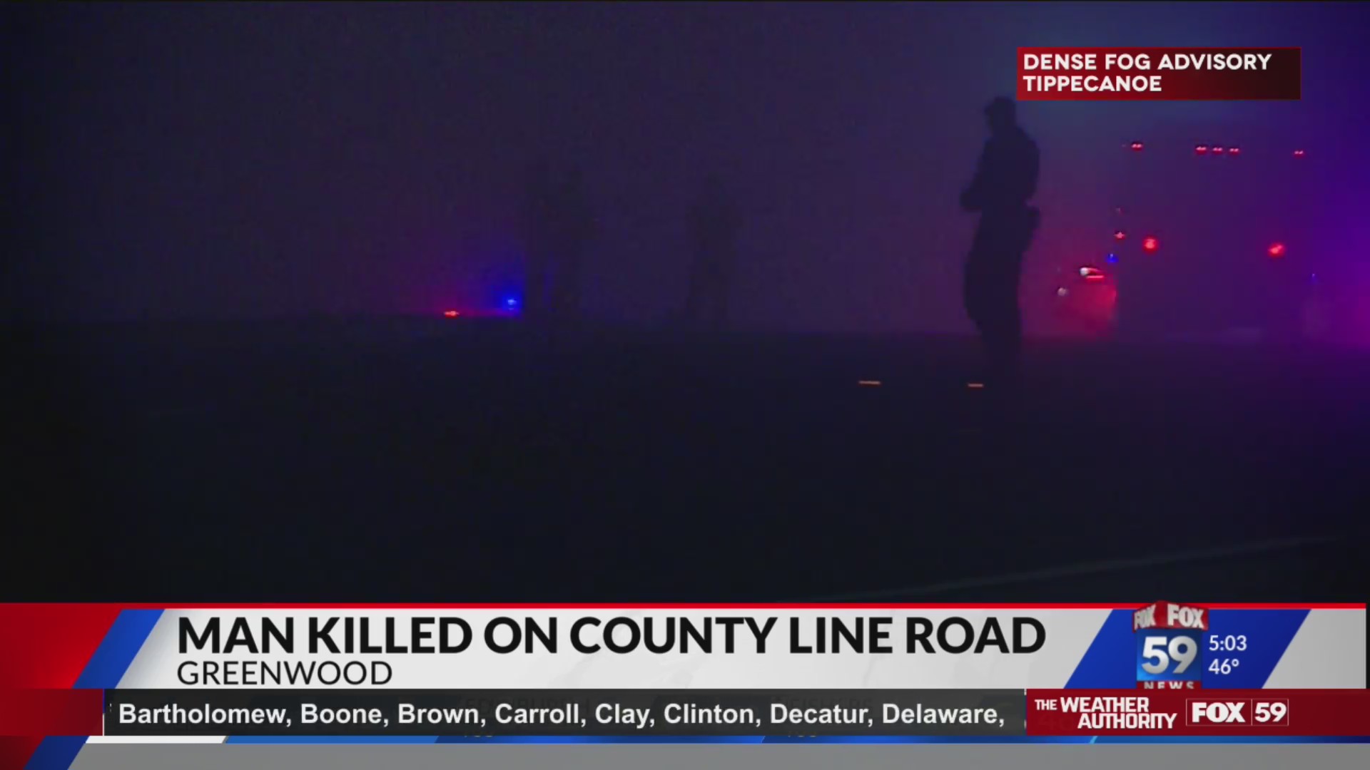 Man killed on County Line Road in Greenwood – Fox 59