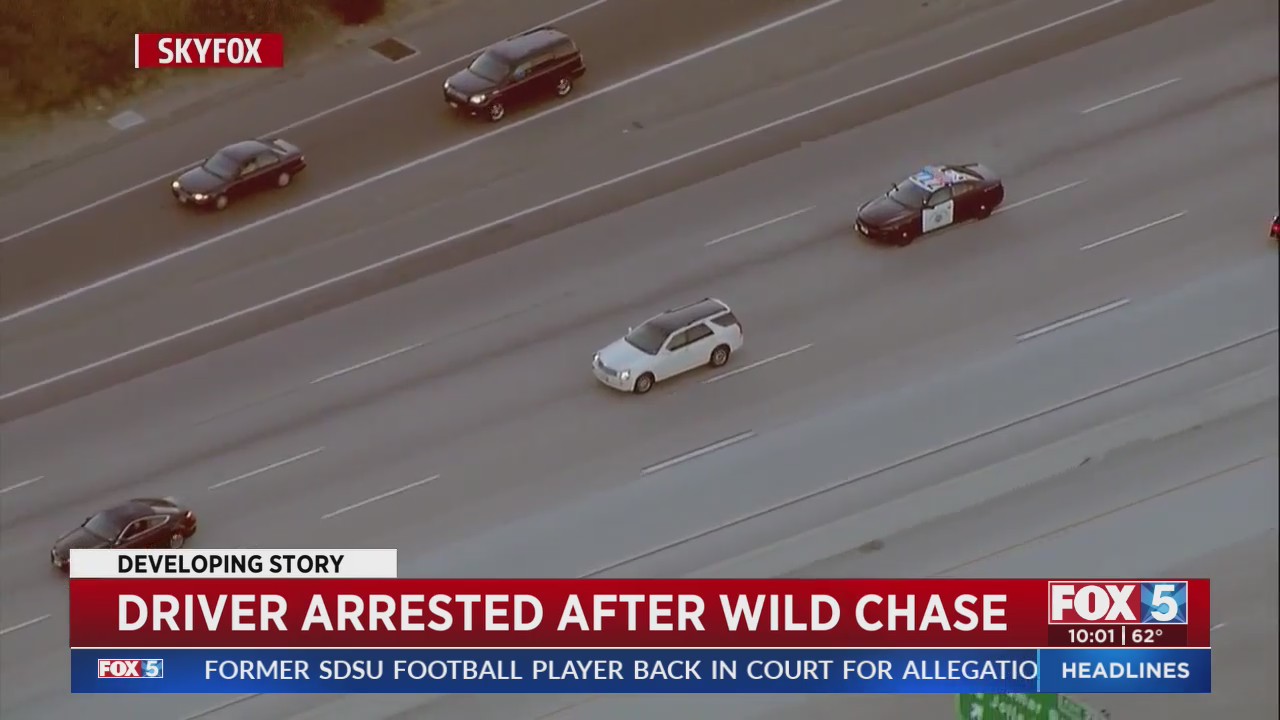 Driver Arrested After Wild Chase – FOX 5 San Diego & KUSI News