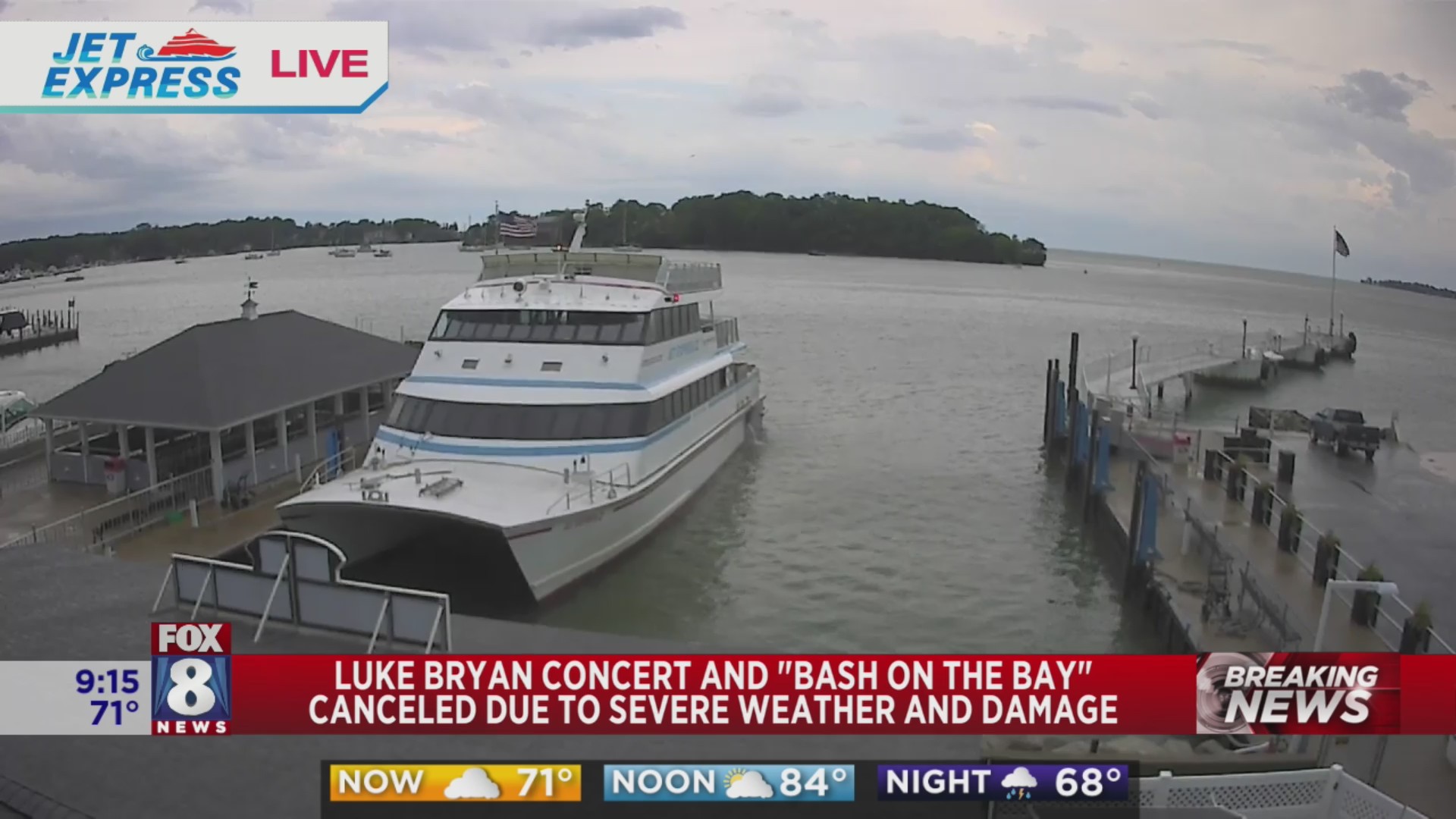 Bash on the Bay postponed – Fox 8 Cleveland WJW
