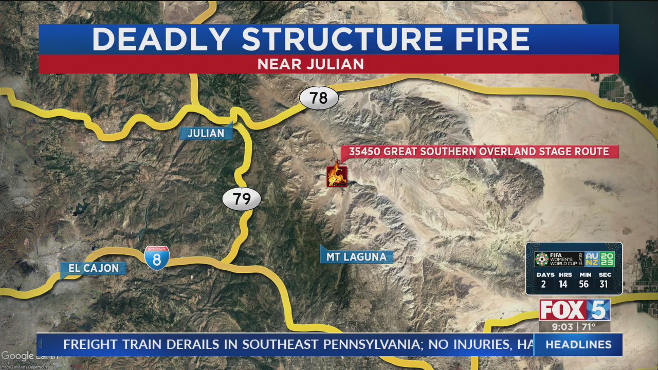 1 Found Dead After East County Structure Fire – FOX 5 San Diego & KUSI News