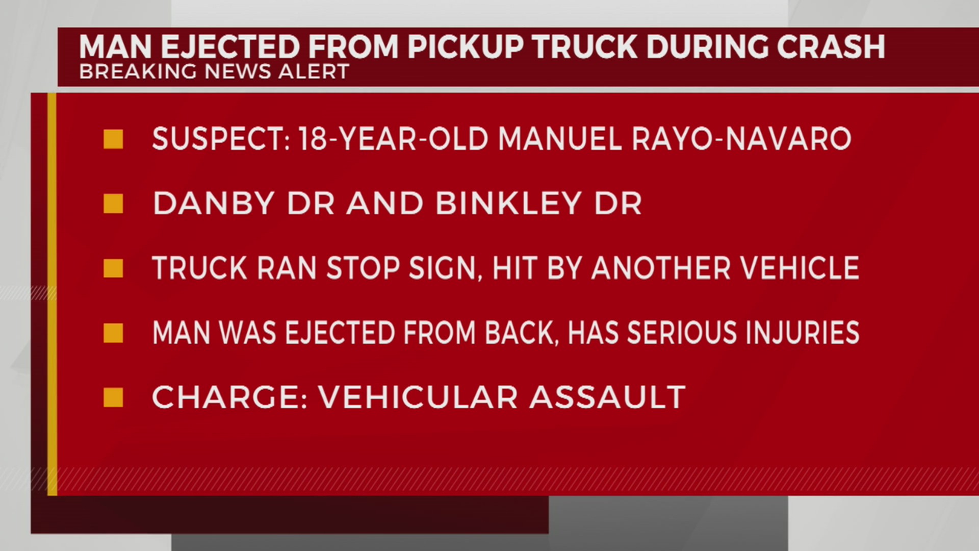 Man ejected from pickup truck during crash – WKRN News 2