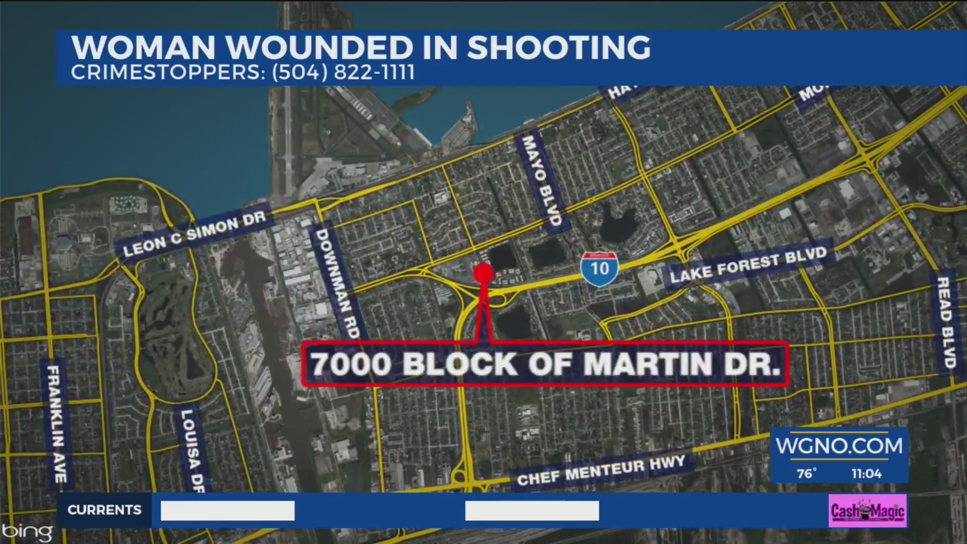 Woman wounded in New Orleans East shooting – WGNO
