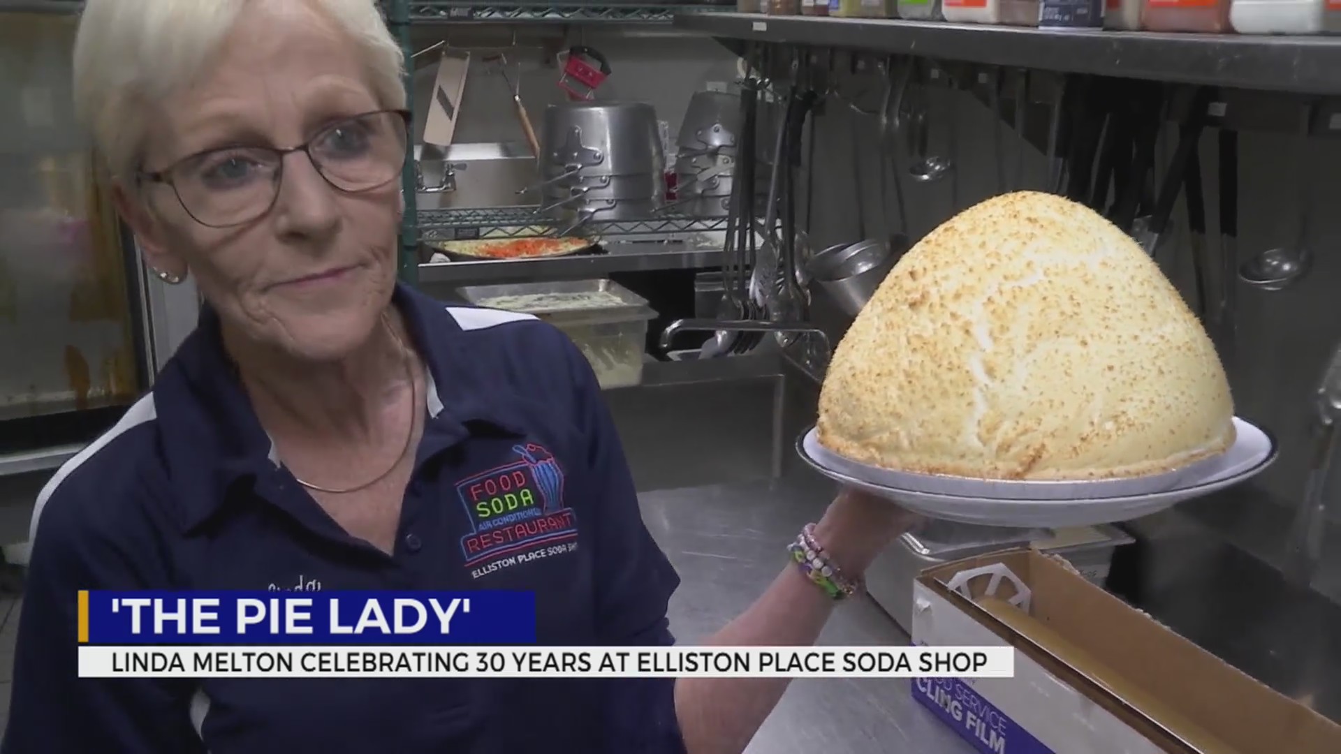 ‘The Pie Lady’ Linda Melton celebrating 30 years at Elliston Place