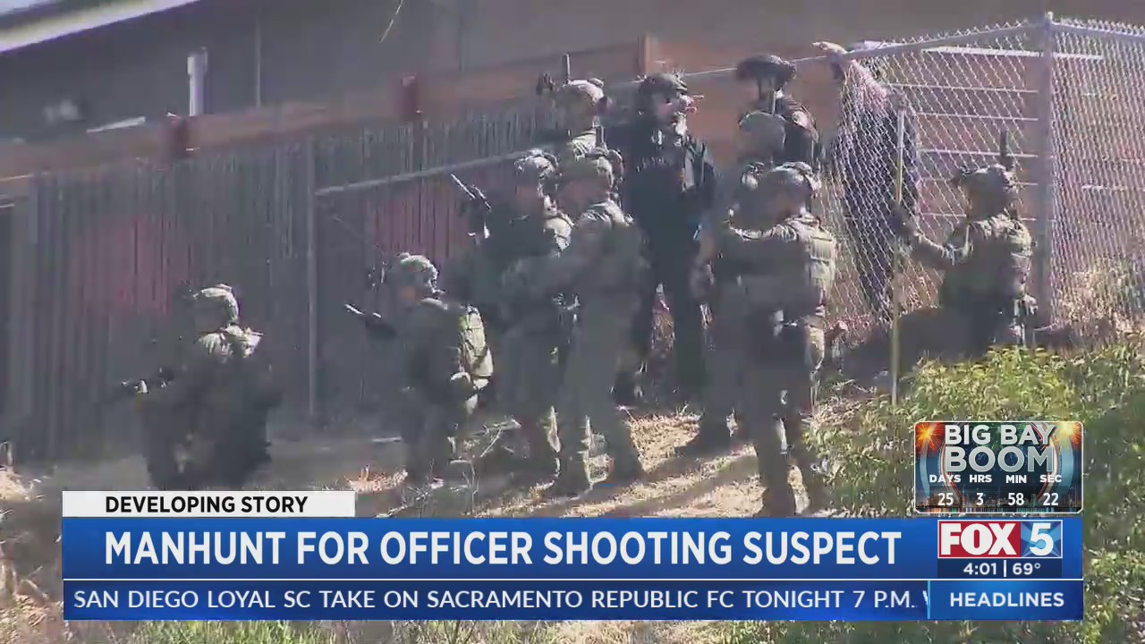 Manhunt For San Diego Police Officer Shooter – FOX 5 San Diego & KUSI News