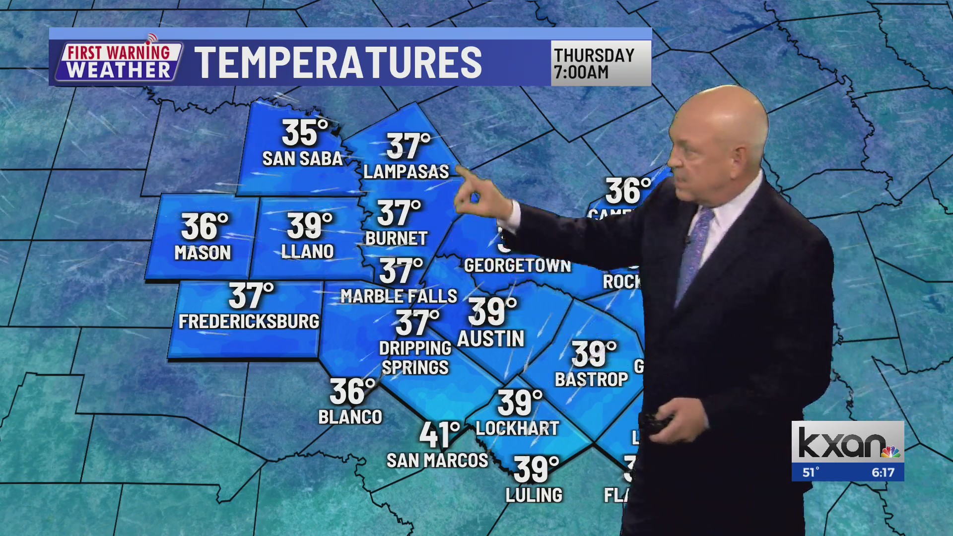 First Warning Weather with Jim Spencer KXAN Austin