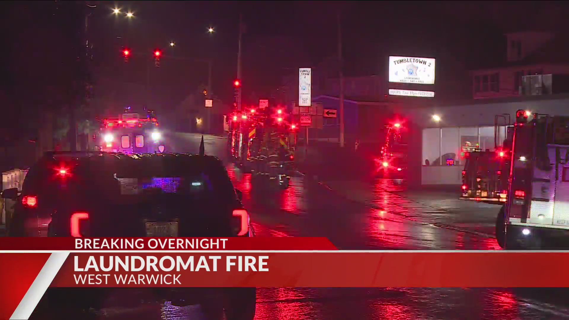 Fire breaks out at West Warwick laundromat – WPRI.com