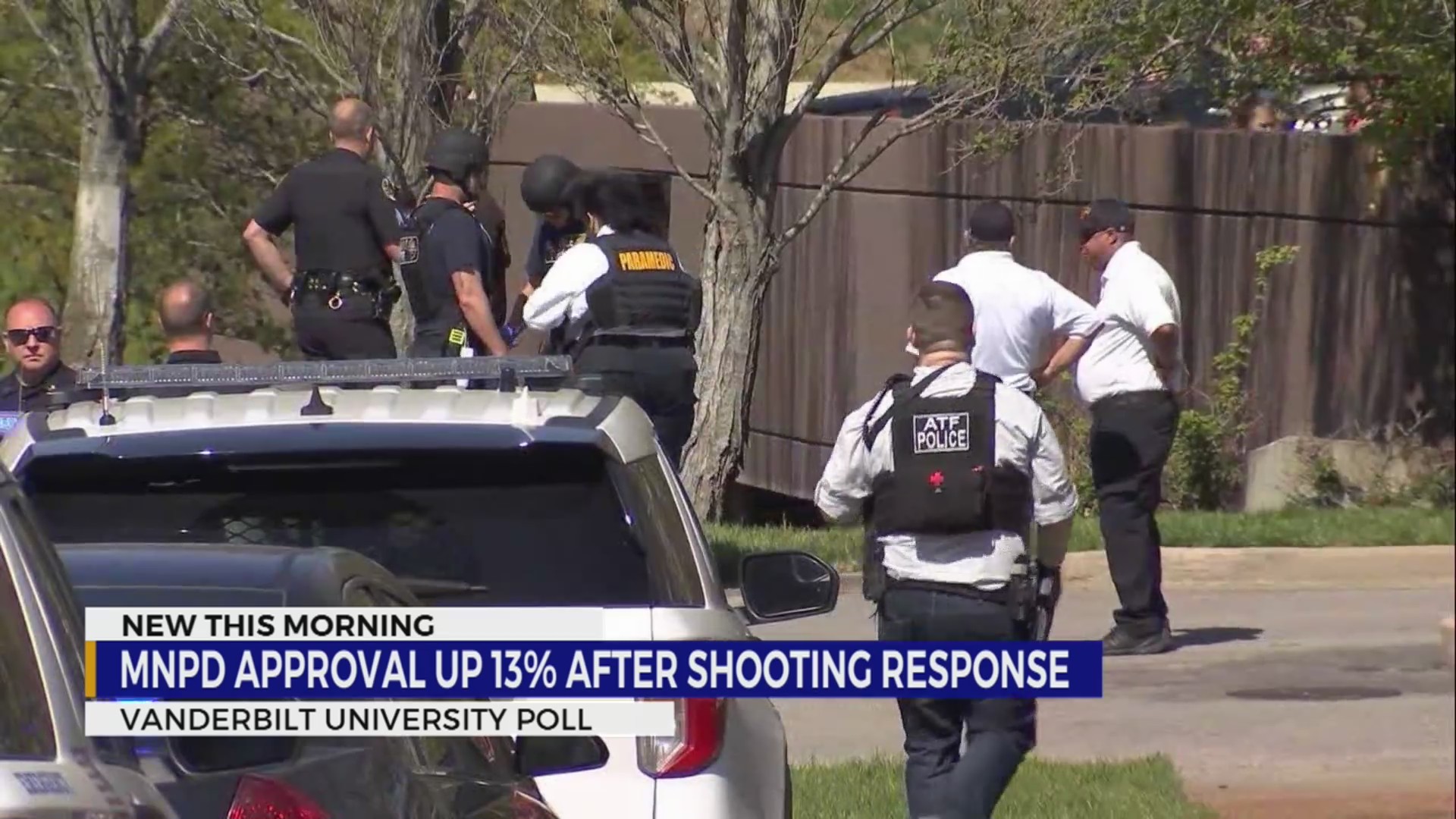 MNPD approval rating jumps 13% after school shooting – WKRN News 2
