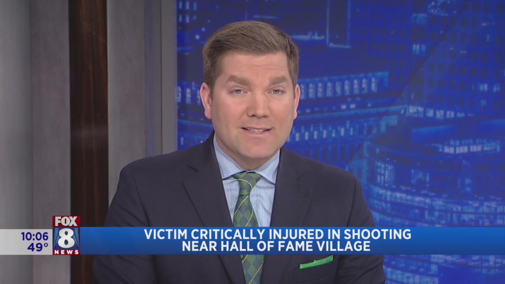 Victim critically injured in shooting near Hall of Fame Village – Fox 8 ...