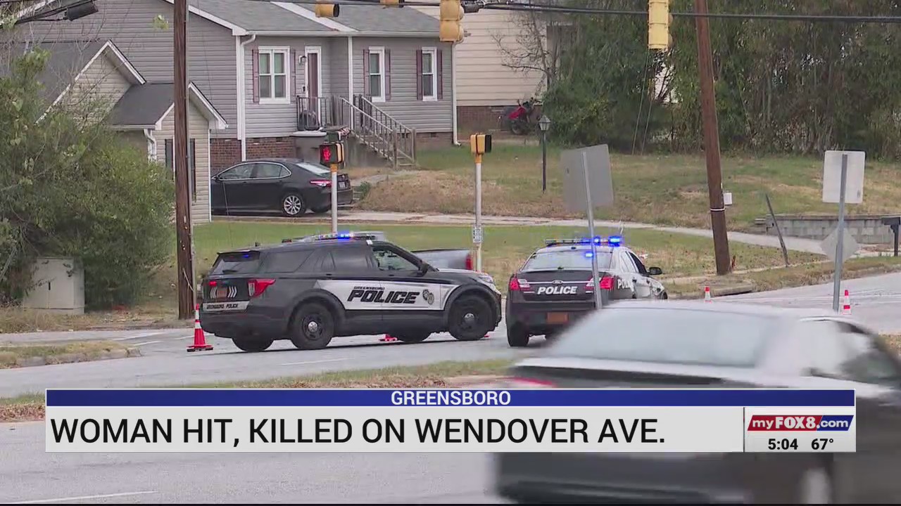 Woman fatally struck by car on East Wendover Avenue after deer crash in