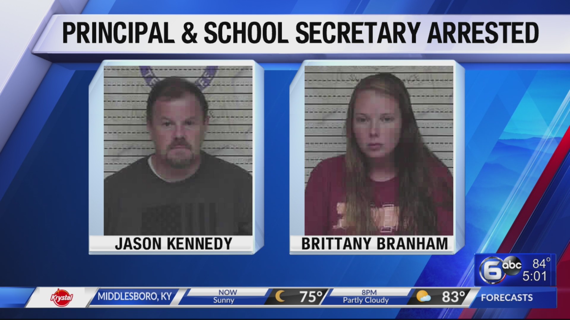 School principal & secretary arrested – WATE 6 On Your Side