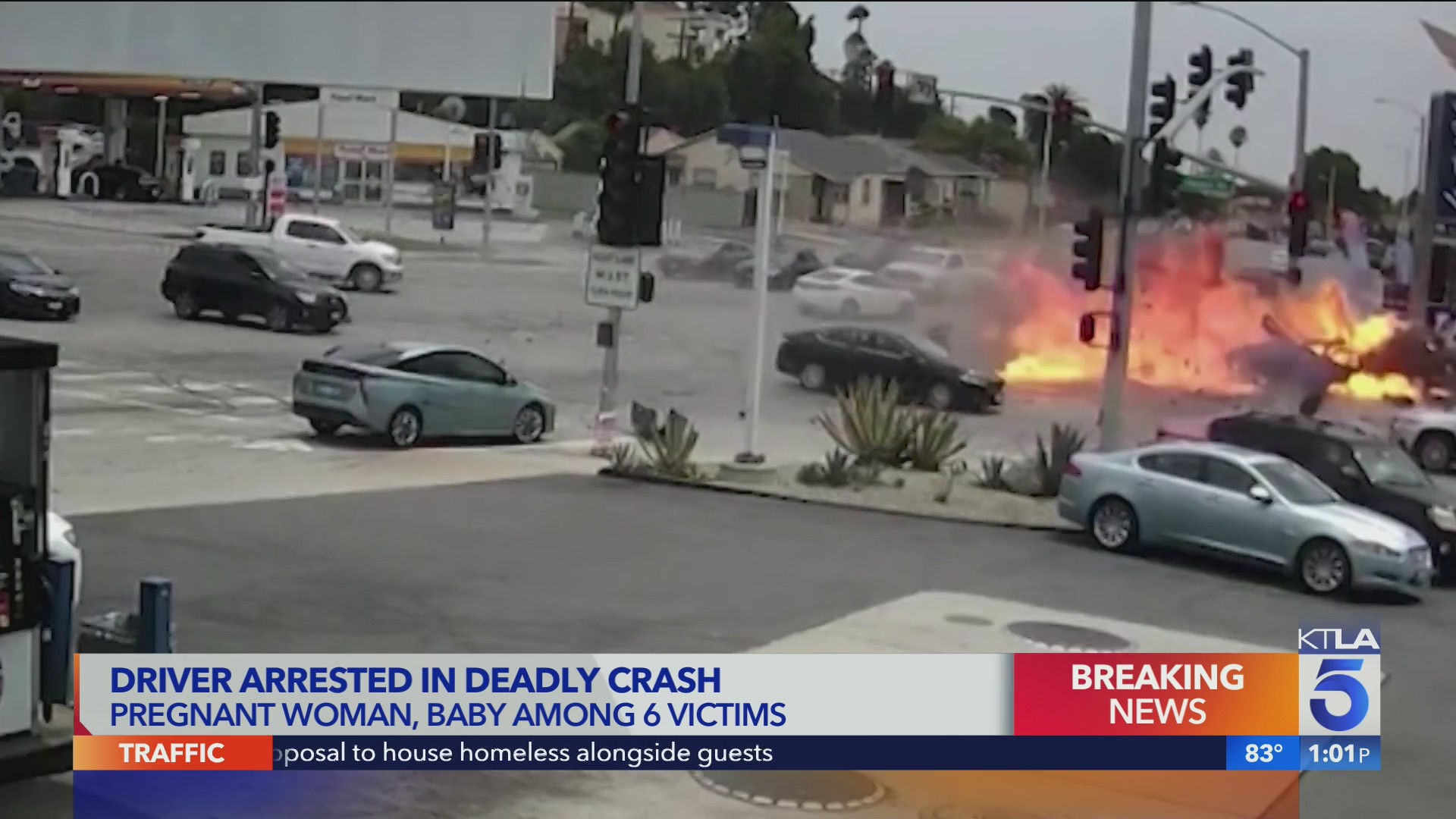 Driver arrested in deadly crash – KTLA
