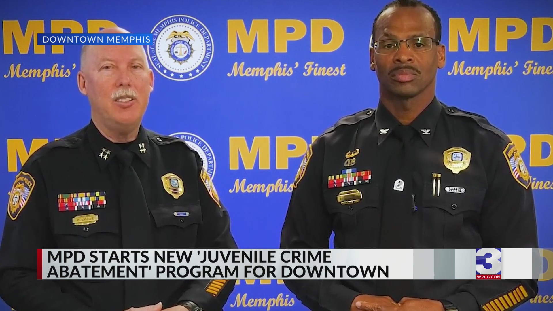 MPD starts new juvenile crime abatement program downtown – WREG.com
