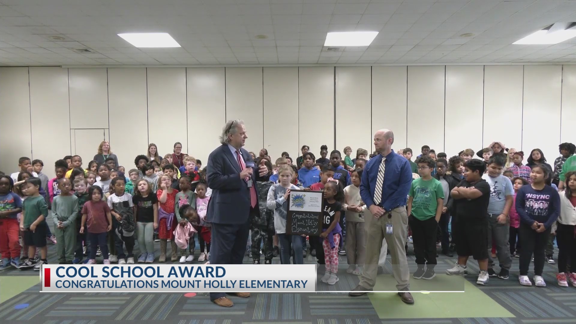 Mount Holly Elementary receives the Cool School award WCBD News 2