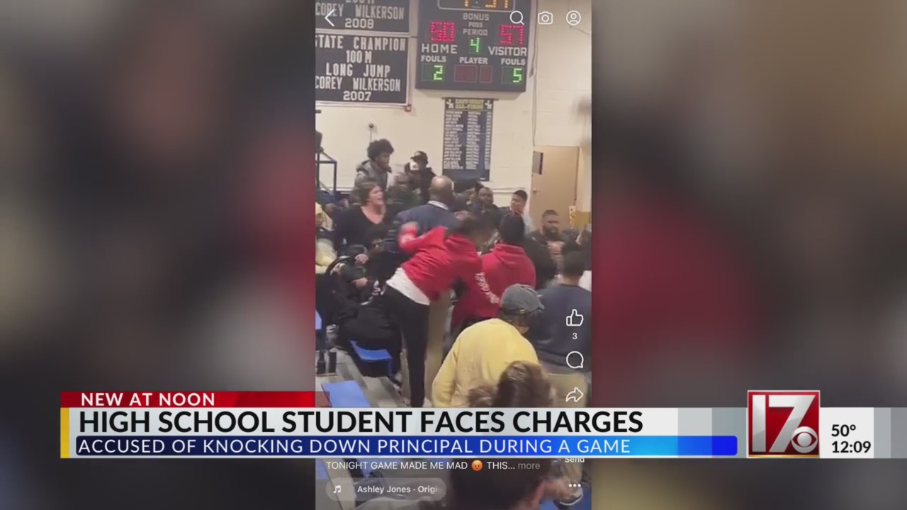 High school student faces charges after assaulting principal – CBS17.com